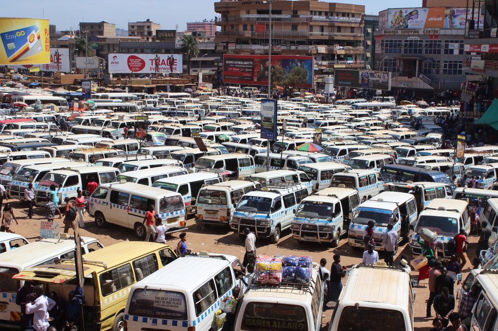 Old taxi Park in Uganda’s Capital Kampala. Credit Wambi Micheal /IPS